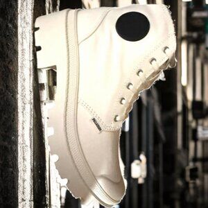 Palladium Pellabase Twill Women's Combat Boots